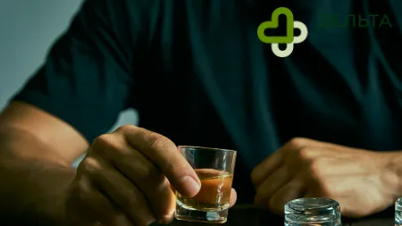 Мужчина с зависимостью от алкоголя